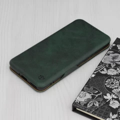 Husa pentru OnePlus 12 - Techsuit Safe Wallet Plus - Green Verde