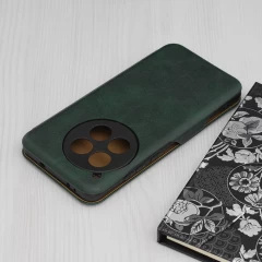 Husa pentru OnePlus 12 - Techsuit Safe Wallet Plus - Green Verde