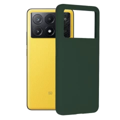Husa pentru Xiaomi Poco X6 Pro - Techsuit Soft Edge Silicone - Dark Green Verde