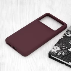 Husa pentru Xiaomi Poco X6 Pro - Techsuit Soft Edge Silicone - Plum Violet violet
