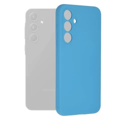 Husa pentru Samsung Galaxy A55 5G - Techsuit Soft Edge Silicone - Dark Green Albastru 