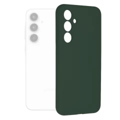 Husa pentru Samsung Galaxy A35 5G - Techsuit Soft Edge Silicone - Dark Green Verde