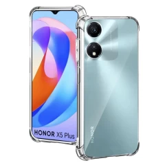 Husa pentru Honor X5 Plus - Techsuit Shockproof Clear Silicone - Clear transparenta