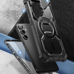 Husa pentru Samsung Galaxy S24 + Folie - I-Blason Armorbox MagSafe - Black Negru