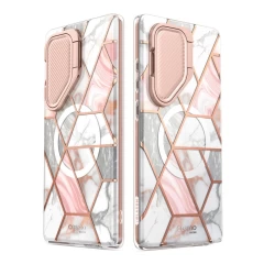 Husa pentru Samsung Galaxy S24 Ultra - I-Blason Cosmo MagSafe - Marble Roz