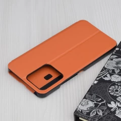Husa pentru Xiaomi Redmi 13C 4G / 13C 5G / Poco M6 / C65 - Techsuit eFold Series - Orange Portocaliu