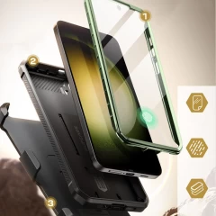 Husa pentru Samsung Galaxy S24 - Supcase Unicorn Beetle Pro - Guldan Verde