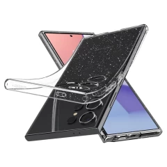 Huse pentru Samsung Galaxy S24 Ultra - Spigen Liquid Crystal Glitter - Crystal Quartz transparenta