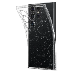 Huse pentru Samsung Galaxy S24 Ultra - Spigen Liquid Crystal Glitter - Crystal Quartz transparenta