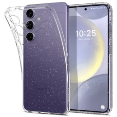 Huse pentru Samsung Galaxy S24 Plus - Spigen Liquid Crystal Glitter - Crystal Quartz transparenta