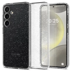 Huse pentru Samsung Galaxy S24 - Spigen Liquid Crystal Glitter - Crystal Quartz transparenta