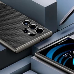 Husa pentru Samsung Galaxy S24 Ultra - Spigen Neo Hybrid - Gunmetal cenusiu