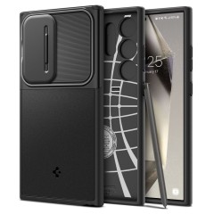Husa Samsung Galaxy S24 Ultra - Spigen Optik Armor - Black