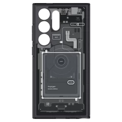 Husa pentru Samsung Galaxy S24 Ultra - Spigen Ultra Hybrid Zero One - Matte Black Negru