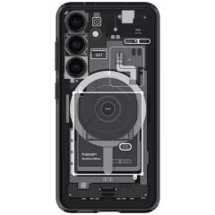 Husa pentru Samsung Galaxy S24 - Spigen Ultra Hybrid OneTap MagSafe Zero One - Matte Black Negru