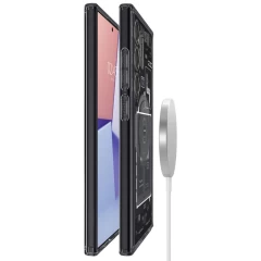 Husa pentru Samsung Galaxy S24 Ultra - Spigen Ultra Hybrid OneTap MagSafe Zero One - Matte Black Negru