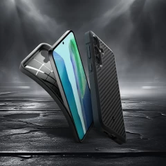 Husa pentru Samsung Galaxy S24 Plus - Spigen Core Armor - Matte Black Negru