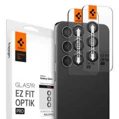 Folie Camera pentru Samsung Galaxy S24 Plus (set 2) - Spigen Optik.tR EZ FIT - Black Negru