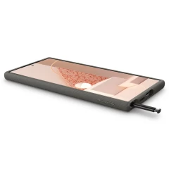 Husa pentru Samsung Galaxy S24 Ultra - Spigen Caseology Parallax - Ash Grey Gri