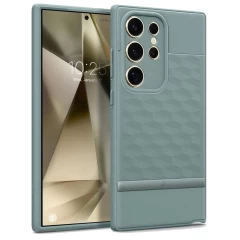 Husa pentru Samsung Galaxy S24 Ultra - Spigen Caseology Parallax - Ash Grey Verde 