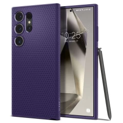Husa pentru Samsung Galaxy S24 Ultra - Spigen Liquid Air - Deep Purple Mov