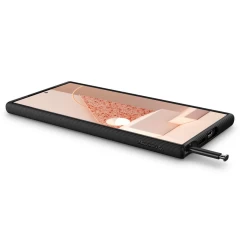 Husa pentru Samsung Galaxy S24 Ultra - Spigen Caseology Parallax - Matte Black Negru