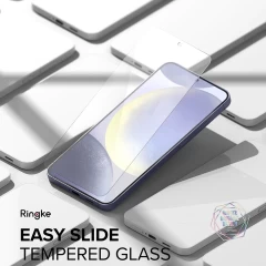 Folie pentru Samsung Galaxy S24 (set 2) - Ringke Easy Slide Tempered Glass - Clear transparenta