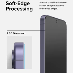 Folie pentru Samsung Galaxy S24 (set 2) - Ringke Easy Slide Tempered Glass - Privacy transparenta