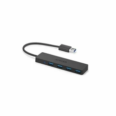 Hub USB, 4x USB 3.0 - Anker UltraSlim (A7516012) - Black 