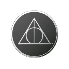 Suport pentru Telefon - Popsockets PopGrip - Enamel Deathly Hallows Negru