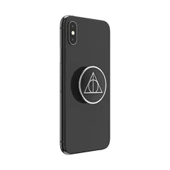 Suport pentru Telefon - Popsockets PopGrip - Enamel Deathly Hallows Negru