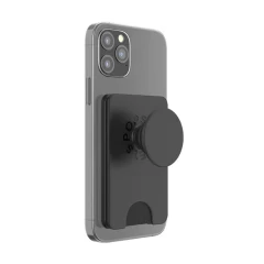 Portofel pentru telefon - PopSockets PopWallet - Magnetic MagSafe Black Negru