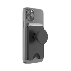 Portofel pentru telefon - PopSockets PopWallet - Magnetic MagSafe Black Negru