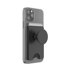 Portofel pentru telefon - PopSockets PopWallet - Black Negru