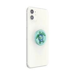 Suport pentru Telefon - Popsockets PopGrip - PlantCore Translucent Tortuga Verde