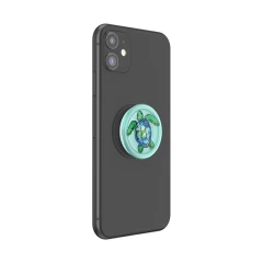 Suport pentru Telefon - Popsockets PopGrip - PlantCore Translucent Tortuga Verde