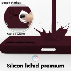 Husa Samsung Galaxy A54 Casey Studios Premium Soft Silicone Burgundy