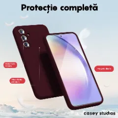 Husa Samsung Galaxy A54 Casey Studios Premium Soft Silicone Burgundy