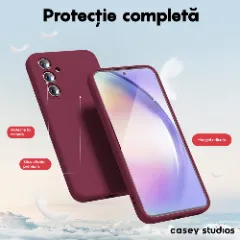 Husa Samsung Galaxy A54 Casey Studios Premium Soft Silicone Burgundy