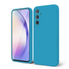 Husa Samsung Galaxy A54 Casey Studios Premium Soft Silicone Cadet Blue 