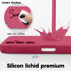 Husa Samsung Galaxy A14 4G/5G Casey Studios Premium Soft Silicone Pink