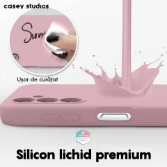 Husa Samsung Galaxy A14 4G/5G Casey Studios Premium Soft Silicone Light Pink
