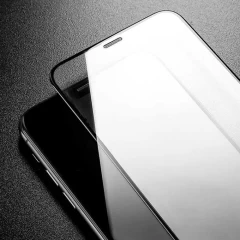 Folie pentru Xiaomi Redmi A3 - Techsuit 111D Full Cover / Full Glue Glass - Black Negru