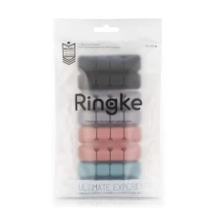 Organizator Cabluri Silicon 4 pack Ringke - Negru Negru