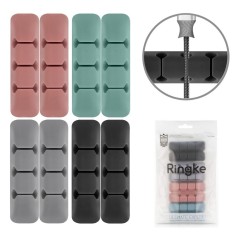 Organizator Cabluri Silicon 8 pack Ringke - Multicolor