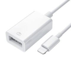 Adaptor Lightning la USB, Plug & Play, 5Gbps Yesido OTG Cable, GS10 - Alb