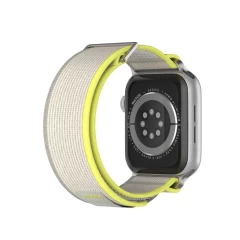 Curea Trail compatibila cu Apple Watch SE/9/8/7/6/5/4/3/2/1 - 38/40/41MM CASEY STUDIOS, Ajustabila, Respirabila, Material Textil Bej