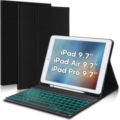 Husa cu Tastatura Iluminata compatibila cu iPad Pro 9.7