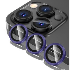 Protectie Camera pentru iPhone 11 Pro / iPhone 11 Pro Max, Casey Studios MaxDefense+, Ultra HD, Anti Amprente, Anti Zgarieturi, Anti Socuri, Mov inchis