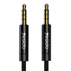 Adaptor Yesido - Audio Cable Adapter (YAU-16) - Jack 3.5mm to Jack 3.5mm, 3m - Negru